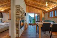 Bungalow deluxe con vasca idromassaggio esterna - soggiorno