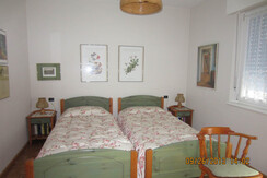 Bedroom with balcony