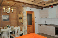 Soggiorno con zona cottura