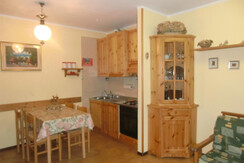 App Belvedere: soggiorno con angolo cottura