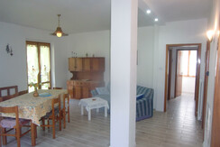 L' ampio soggiorno dell' appartamento Piva 1