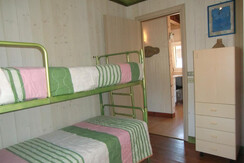 Schlafzimmer mit Etagenbetten