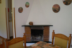 Caminetto in soggiorno