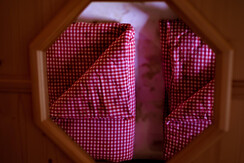 Albergo Centrale Canazei camera con letto a baldac