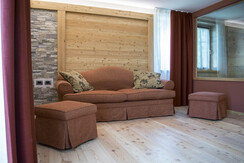 Salotto Suite Alpen Garten Hotel Margherita Rumo T