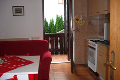 Cucina vista Dolomiti di Brenta