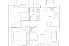 Map 1° floor apartment