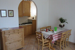 Zona cucina e pranzo