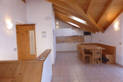 zona giorno mansardata