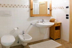 bagno 1a vasca+doccia Chalet 'Baita Tabià' Dolomit