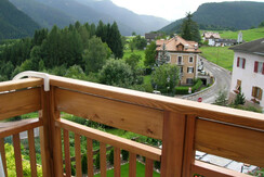 vista dal balcone camera