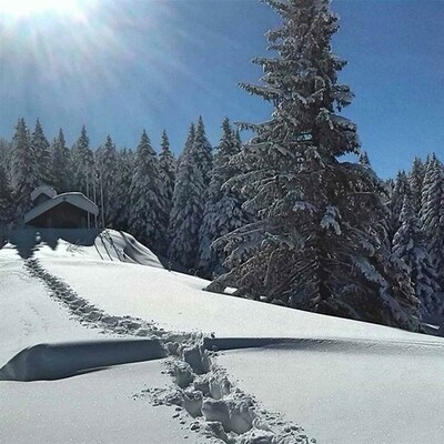 Monte Zugna in inverno