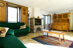 caminetto e soggiorno