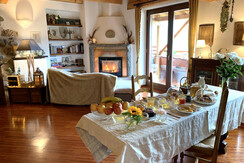 Breakfast Fire Place Maso Azzurro