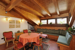 soggiorno mansardato