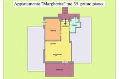pianta appartamento margherita sul lago