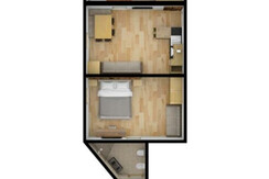 pianta appartamento trilocale