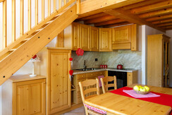 MANSARDA angolo cucina e soppalco