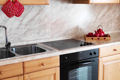 particolare angolo cottura TRILOCALE CON 2 BAGNI