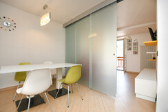 porta scorrevole opacizzata