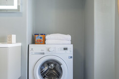 Lavatrice e asciugamani