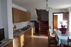 Zona cucina/soggiorno vista entrata