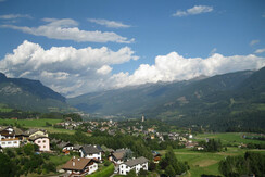 Veduta vallata Pale di San Martino