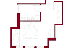 planimetria quadrupla-camere a canazei_hotel villa