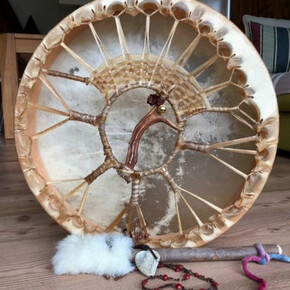 Un tamburo sciamanico per il solstizio d'inverno