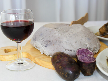 Menu Ledro - Violet, die violette Kartoffel des Ledrotales