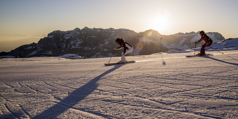 Sunrise skiing in Trentino #3