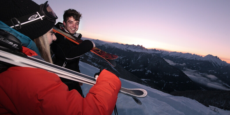 L’emozione di sciare all’alba #3