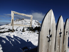 Spaziergang im Trentino im Winter | © RespirArt Pampeago - NATURA VIVA di Mauro Olivotto ph Federico Modica