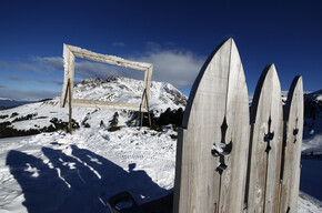 Spaziergang im Trentino im Winter | © RespirArt Pampeago - NATURA VIVA di Mauro Olivotto ph Federico Modica