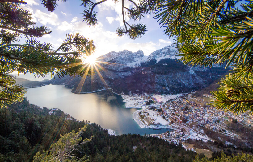Lago di Molveno Inverno ph Frizzera | © Lago di Molveno Inverno ph Frizzera