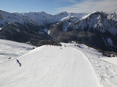 Skigebiet Pozza di Fassa-Aloch-Buffaure, Winterurlaub mit Kindern in Fassatal