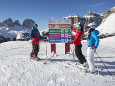 Skigebiet Canazei - Skiurlaub & Skifahren in Italien