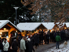 Auf dem Weihnachtsmarkt von Levico Terme