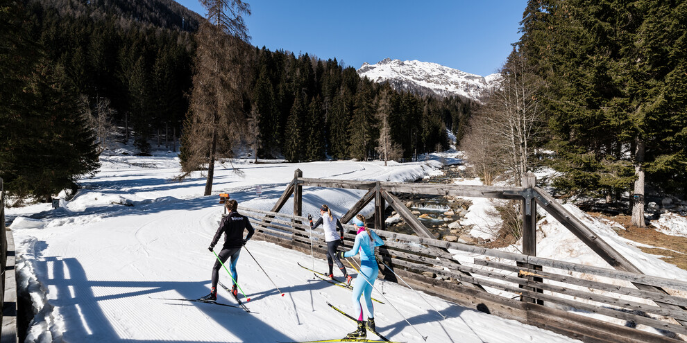 Fare sci al Centro Fondo Val di Rabbi