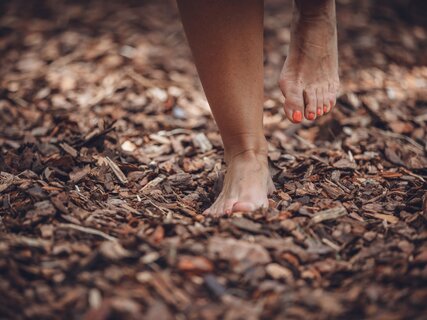 Percorso sensoriale a piedi nudi Fata Gavardina | © 2023_APTGARDADOLOMITI_PRUGNOLA