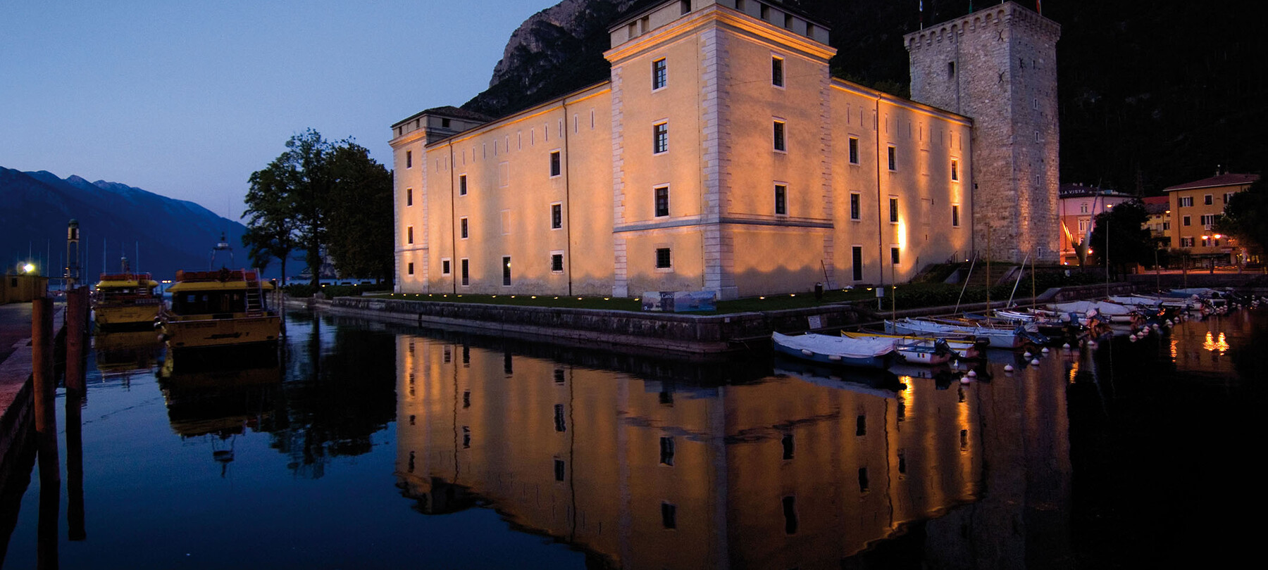 Riva del Garda Italy - Rocca di Riva, home of the Museo dell’Alto Garda, and a Picture Gallery