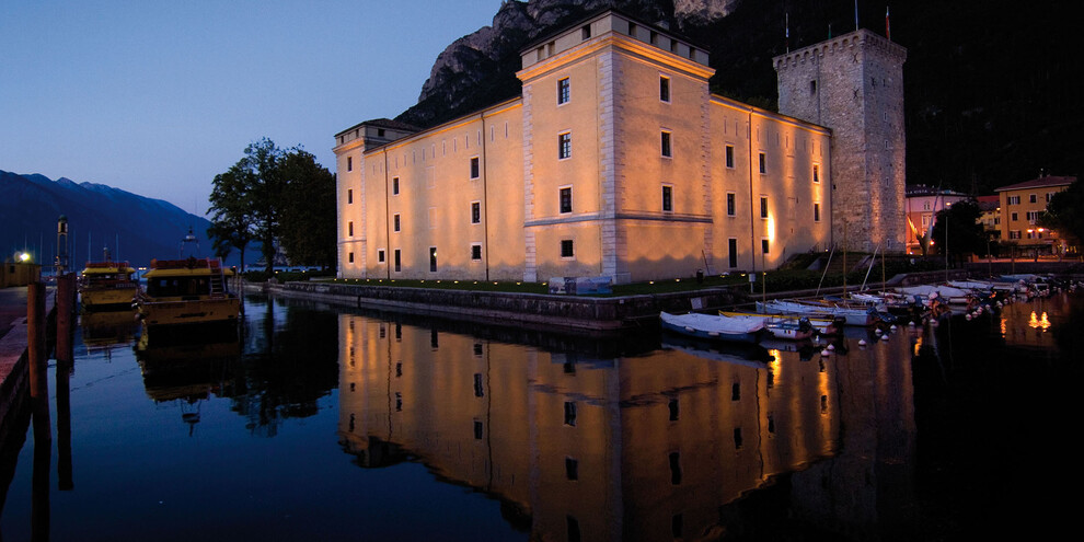 Riva del Garda Italy - Rocca di Riva, home of the Museo dell’Alto Garda, and a Picture Gallery
