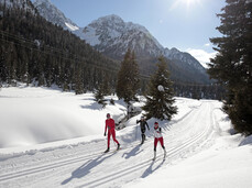 Centro del Fondo Alochet, ideale per sciare in Val di Fassa
