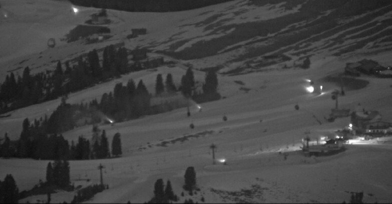 Webcam Pampeago  - Predazzo -  Obereggen - Mountain huts Zischg and Ganischger