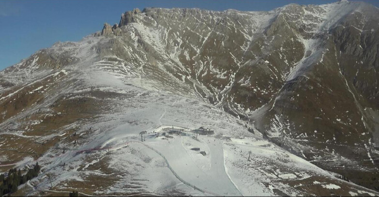 Webcam Pampeago  - Predazzo -  Obereggen - Mountain hut Passo Feudo