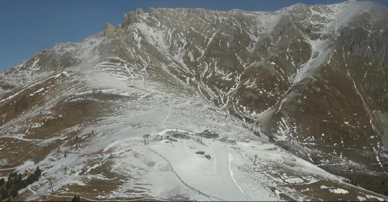 Webcam Pampeago  - Predazzo -  Obereggen - Mountain hut Passo Feudo
