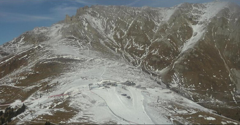 Webcam Pampeago  - Predazzo -  Obereggen - Mountain hut Passo Feudo