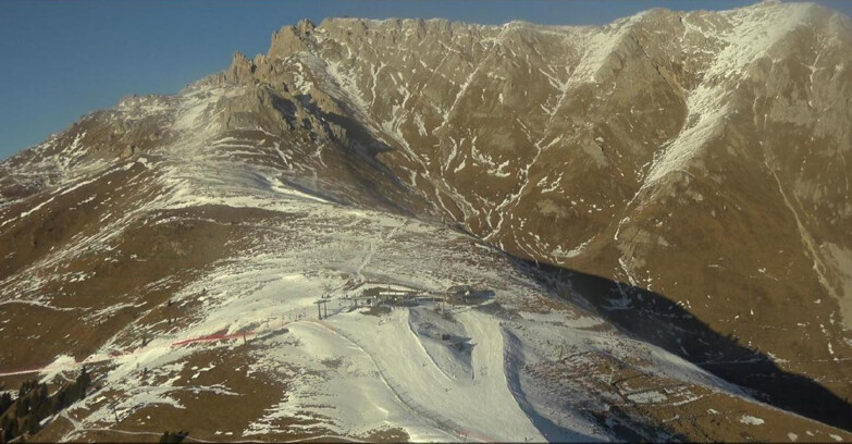 Webcam Pampeago  - Predazzo -  Obereggen - Mountain hut Passo Feudo