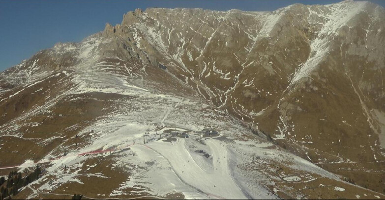 Webcam Pampeago  - Predazzo -  Obereggen - Mountain hut Passo Feudo