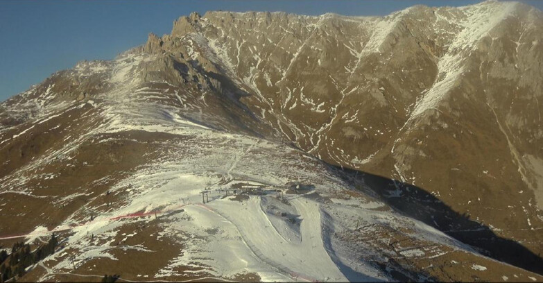 Webcam Pampeago  - Predazzo -  Obereggen - Mountain hut Passo Feudo